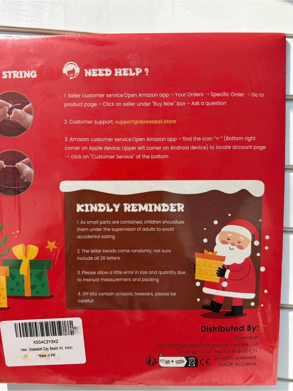 NWT Dowsabel Christmas Clay Beads Kit Limited Edition 6+ - Picture 5 of 5